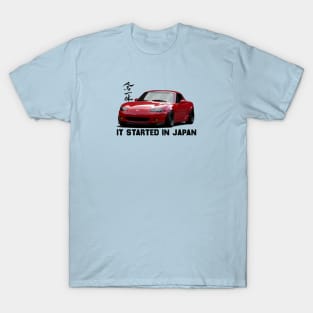 Mazda Miata / MX5 NB - Jinba Ittai, it all started in japan T-Shirt